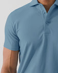 SHORT SLEEVE ICONIC PIMA COTTON STRETCH AMF STITCH POLO