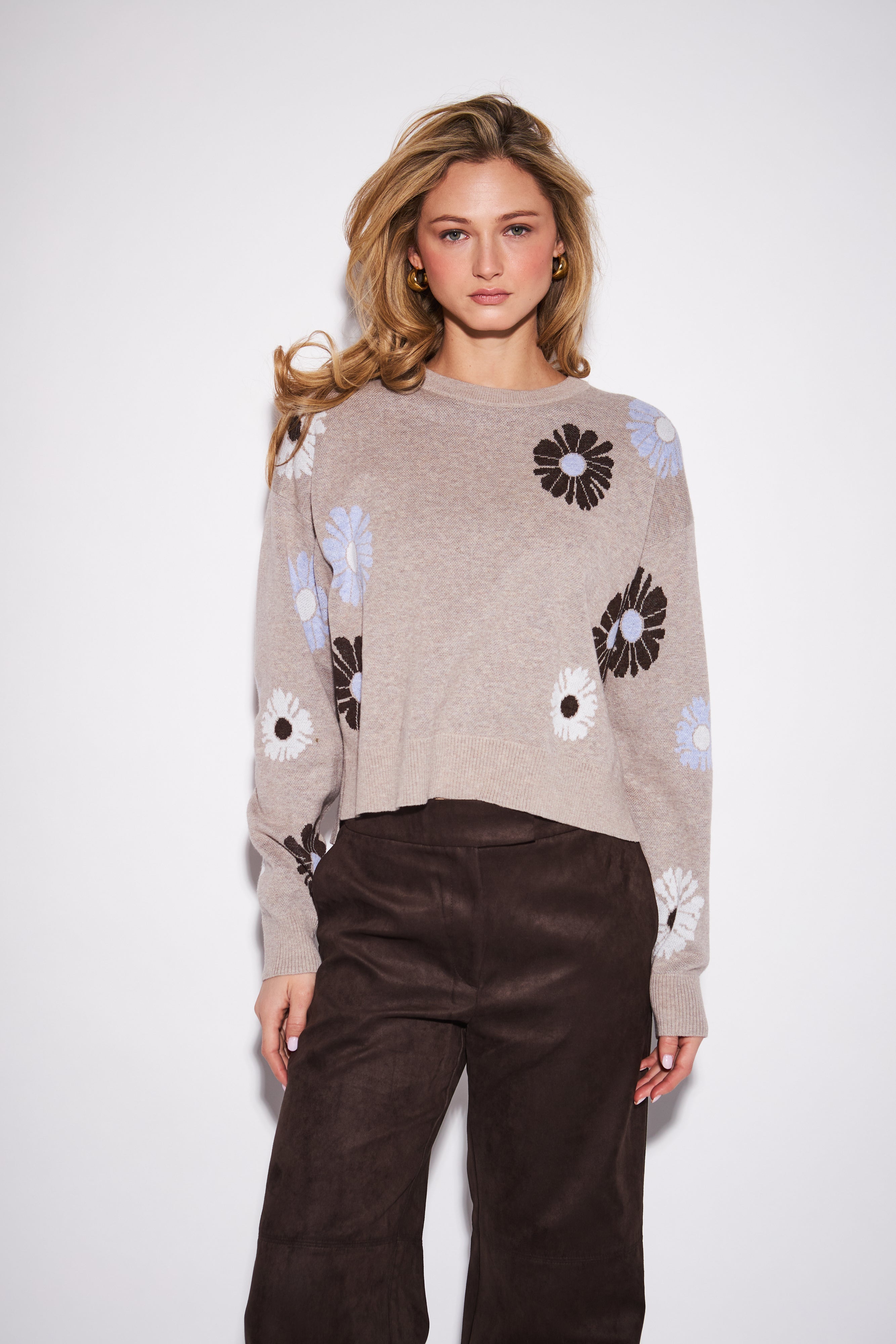 *COMING SOON* PRESLEY FLORAL CREW NECK SWEATER
