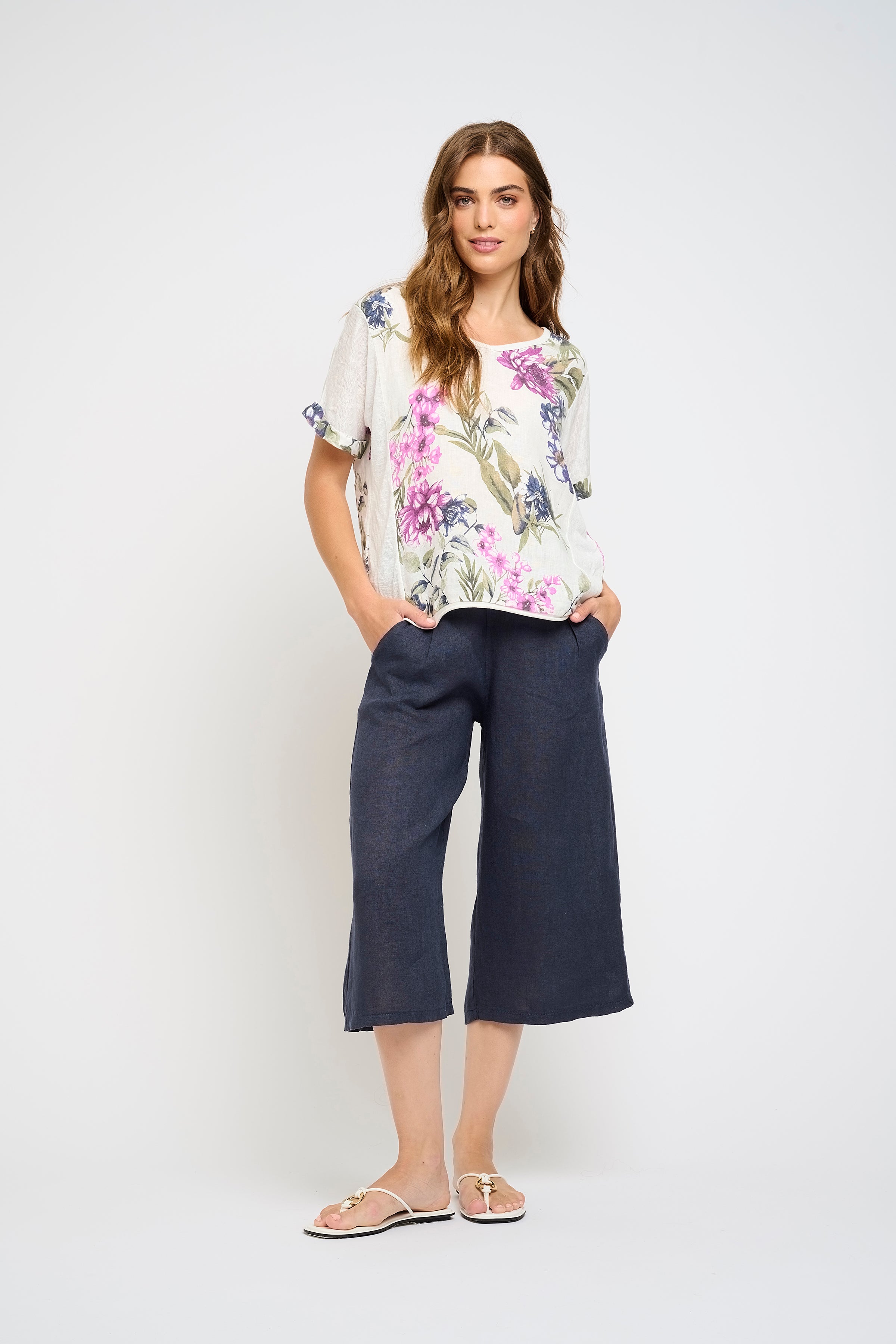 CAPRI LINEN PANTS