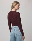 CECELIA FLORAL LONG SLEEVE TEE