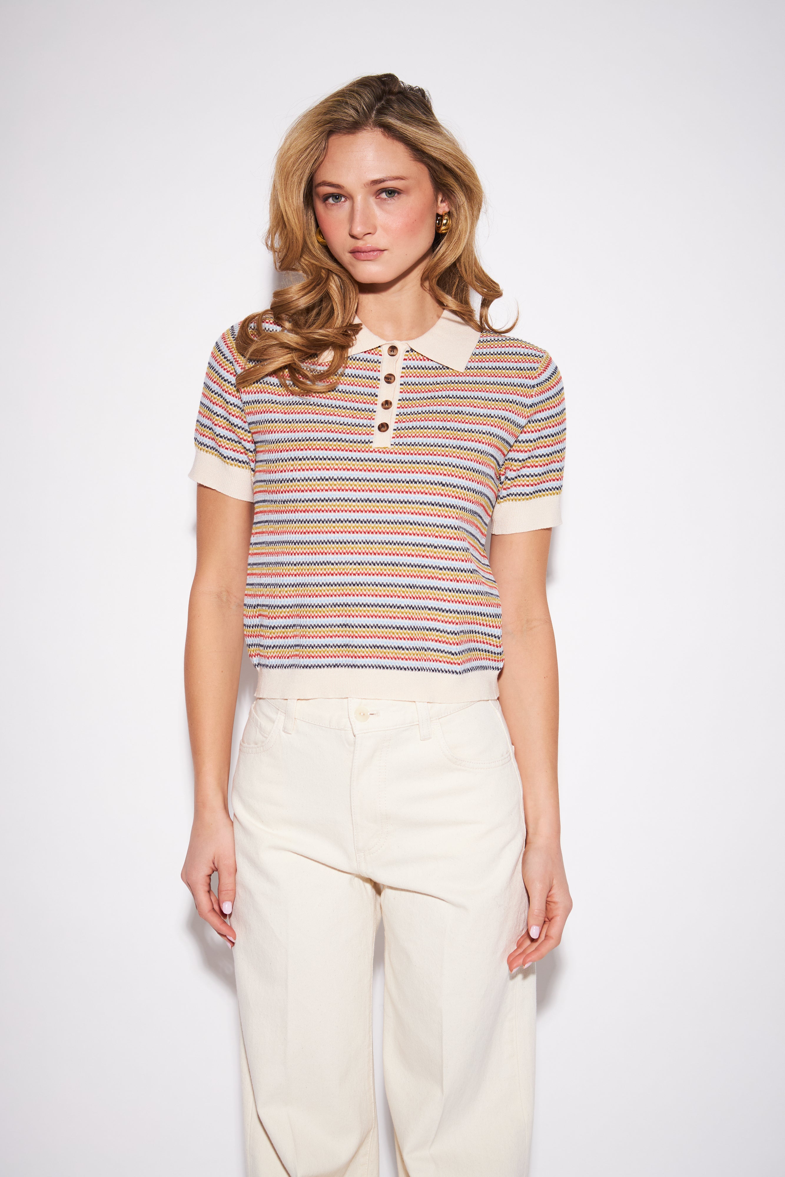 *COMING SOON* ROLAND STRIPED KNIT POLO