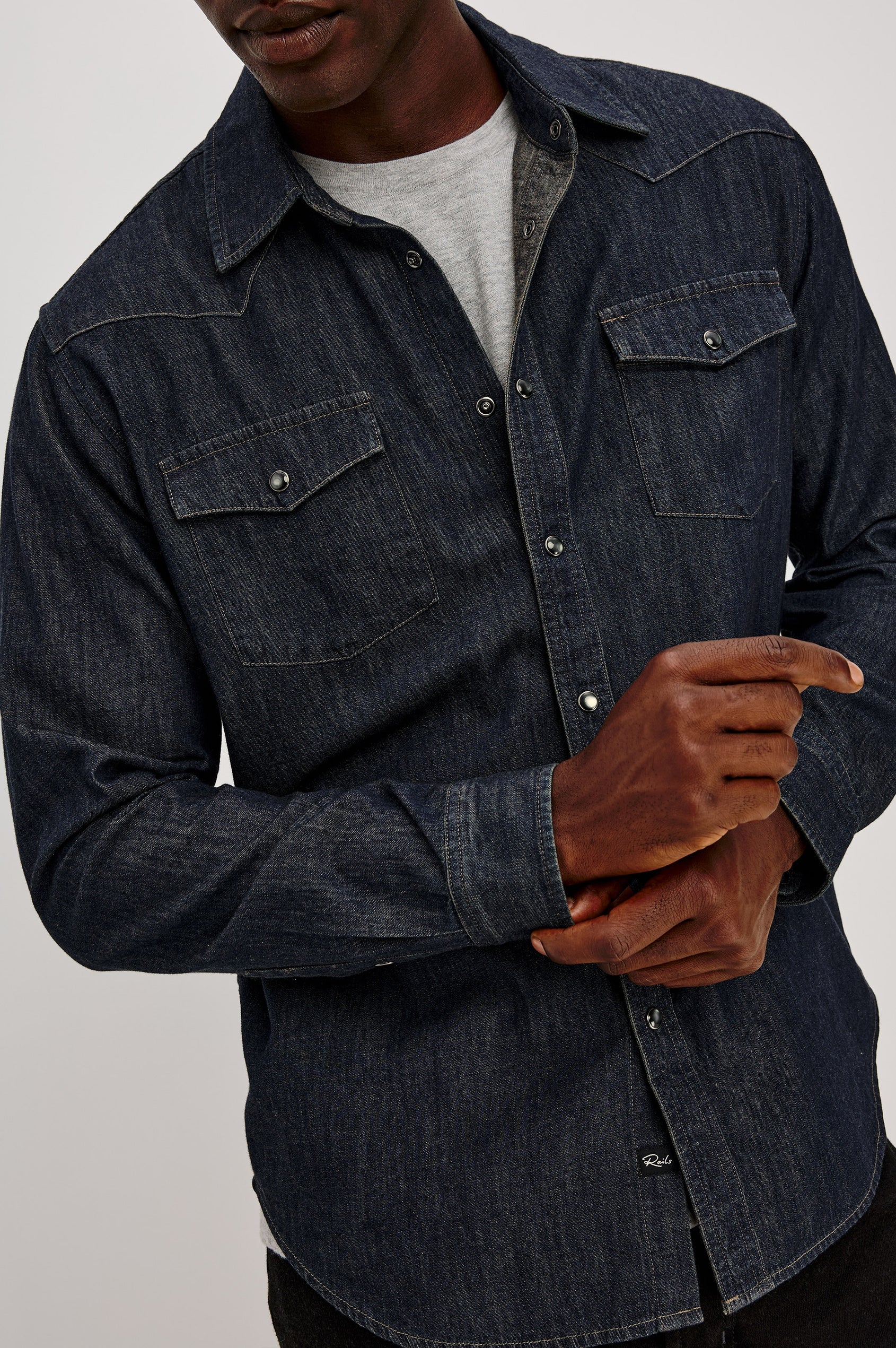 ROY TWILIGHT WASH DENIM SHIRT