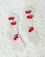 CHERRIES COZY SOCKS