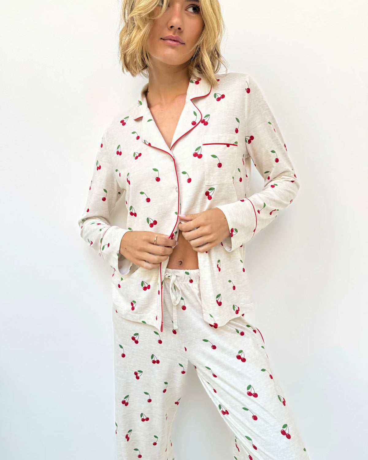 CHERRY TOSS FLORA PILLOWSOFT PJ SET