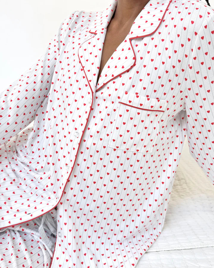 HOLIDAY HEARTS FLORA PILLOW SOFT PJ SET