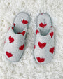 HEARTS COZY SLIPPER SLIDE
