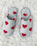 HEARTS COZY SLIPPER SLIDE