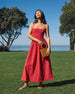 KENZIE GEO EYELET DRESS