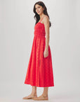 KENZIE GEO EYELET DRESS