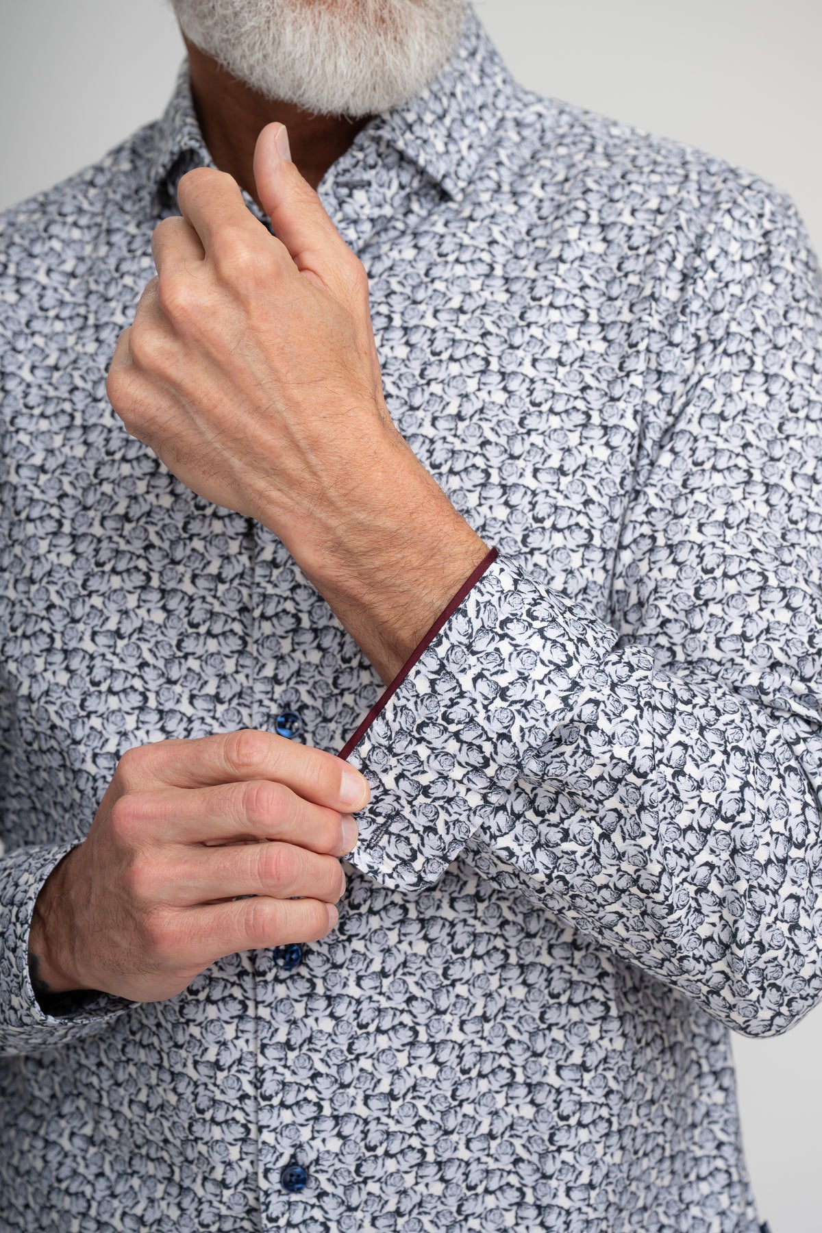ROSES PRINT TWILL SHIRT