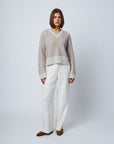 *COMING SOON* SYBIL VERTICAL STRIPE V-NECK SWEATER