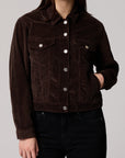 RUBY DARK CHOCOLATE CORD JACKET