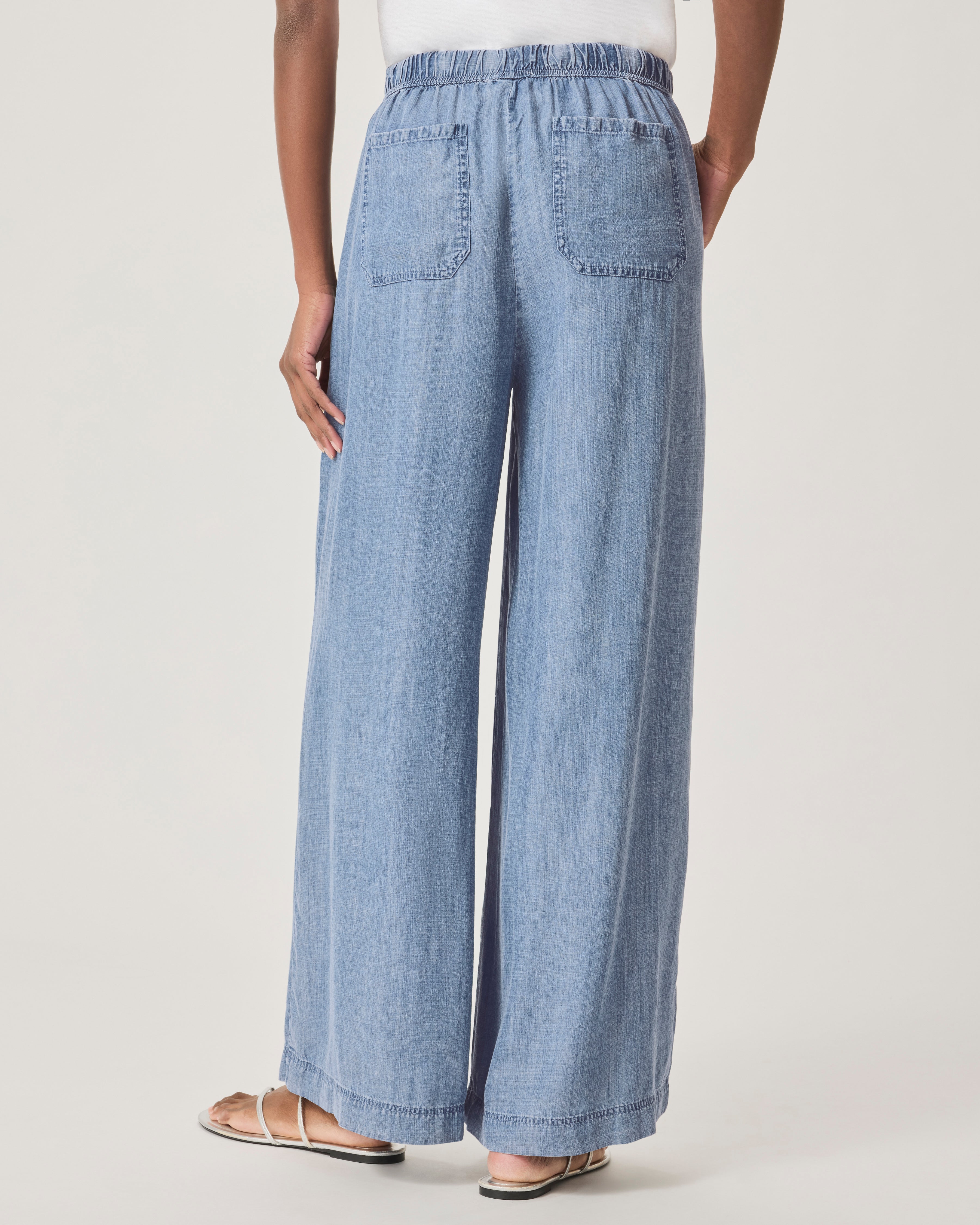 [COMPAGNO]★INSIDE INCISION WIDE PANTS Contrast Stitch Wide-leg Pants by Undercover - La Garçonne