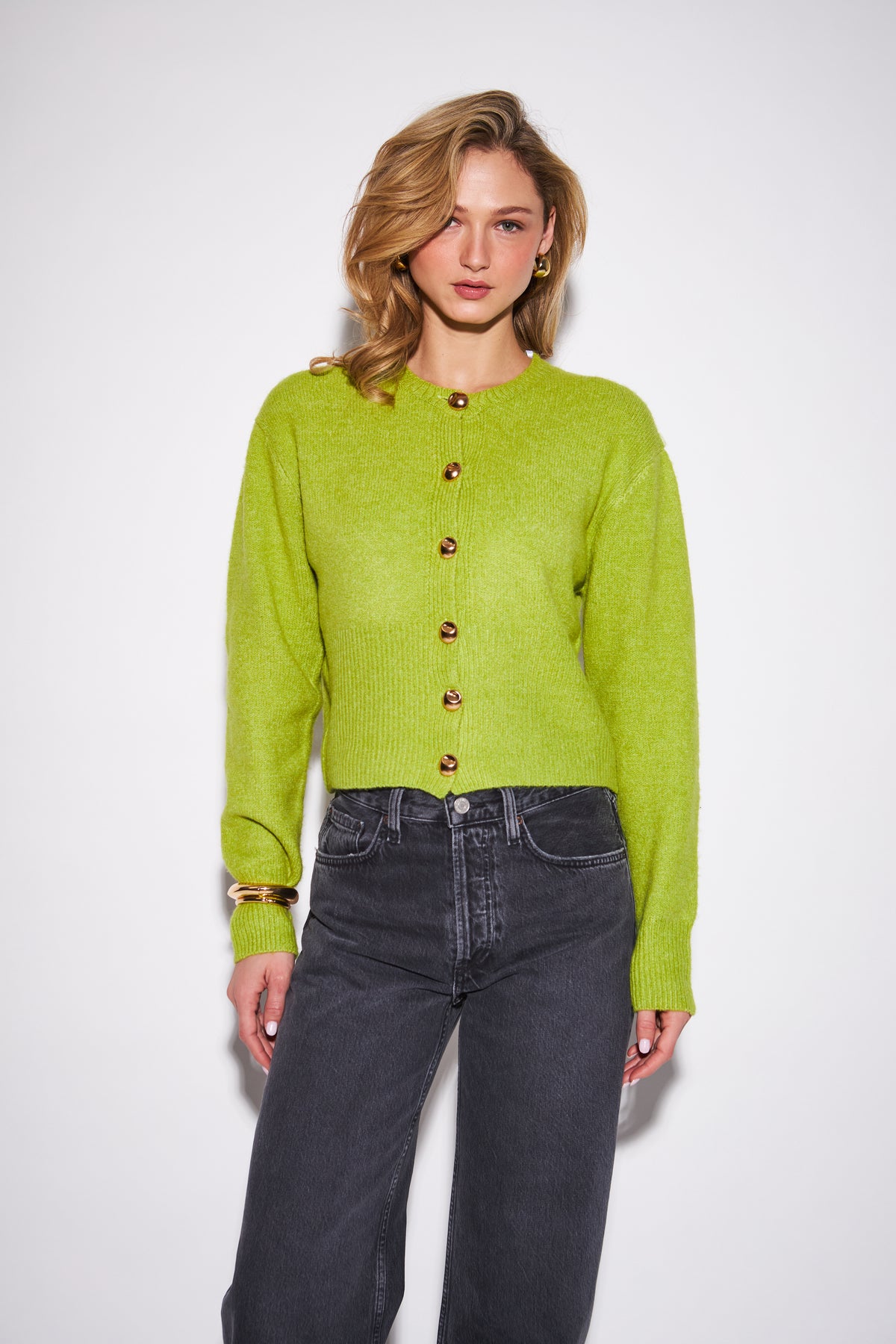 SAVANNAH STATEMENT BUTTON CARDIGAN