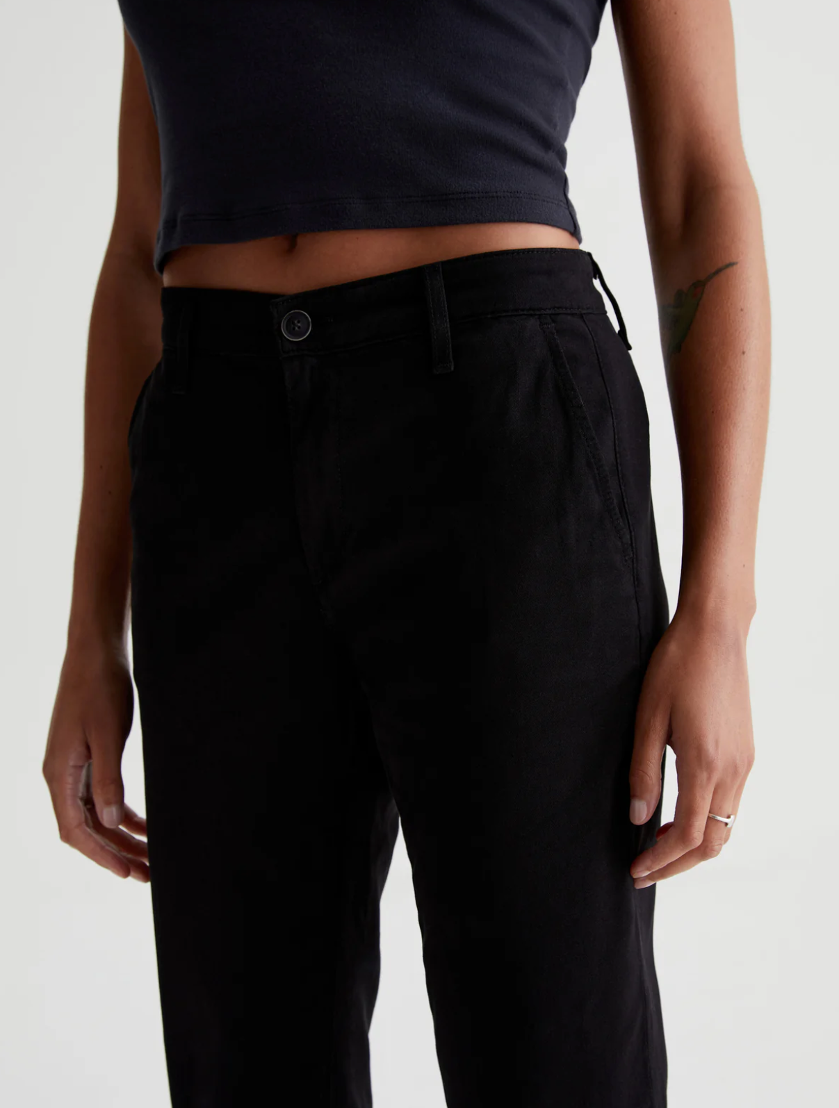 AG Caden Trouser in Super Black – manhattan casuals AG Caden Trouser in Super Black – manhattan casuals