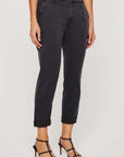CADEN TAILORED TROUSER IN SULFUR NIGHT SHADOW