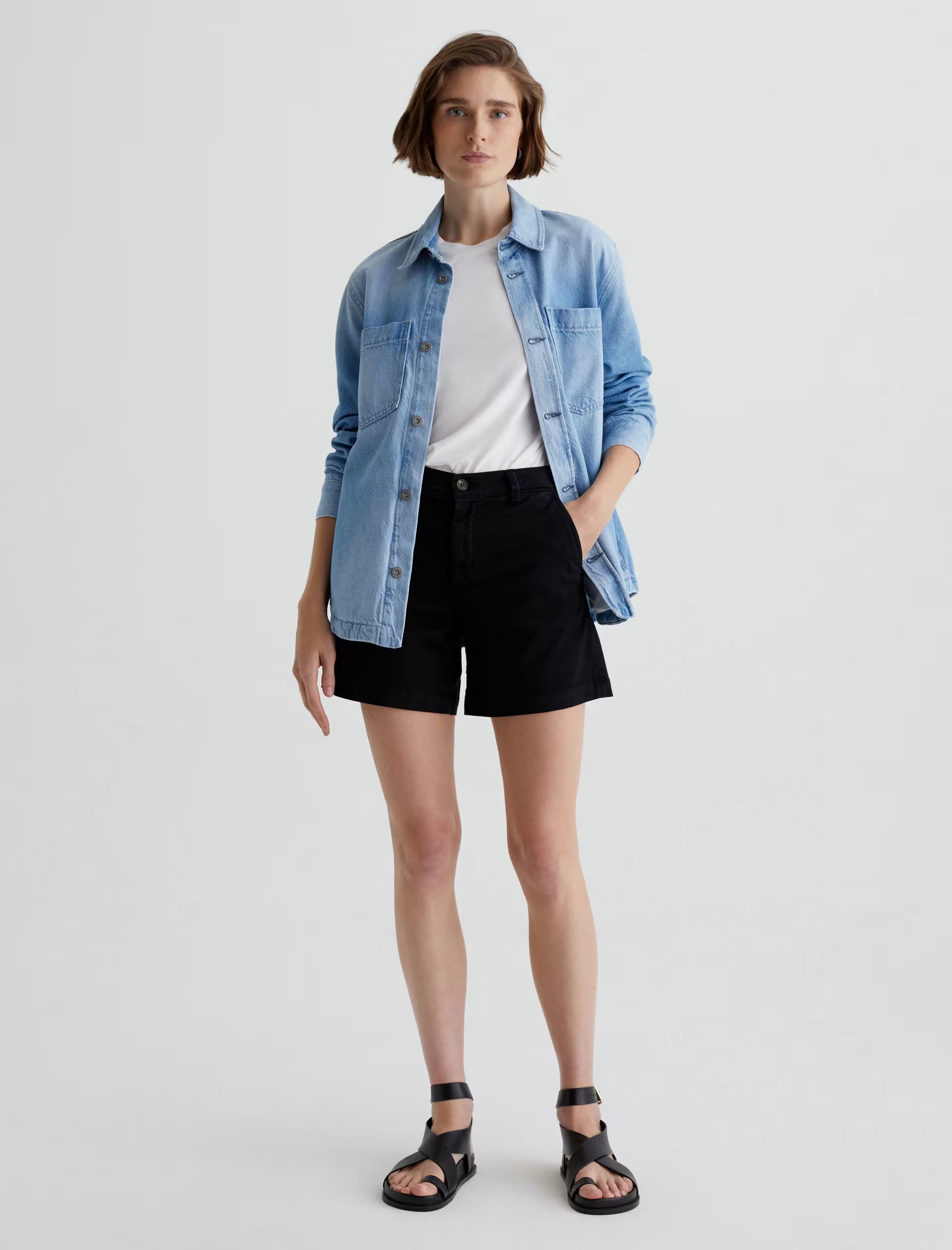 JUDE SHORTS IN SULFUR BLACK