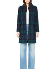 *COMING SOON* SCARLETT CHECKED NOTCH COLLAR WOOL COAT