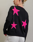 STAR PRINT SWEATER