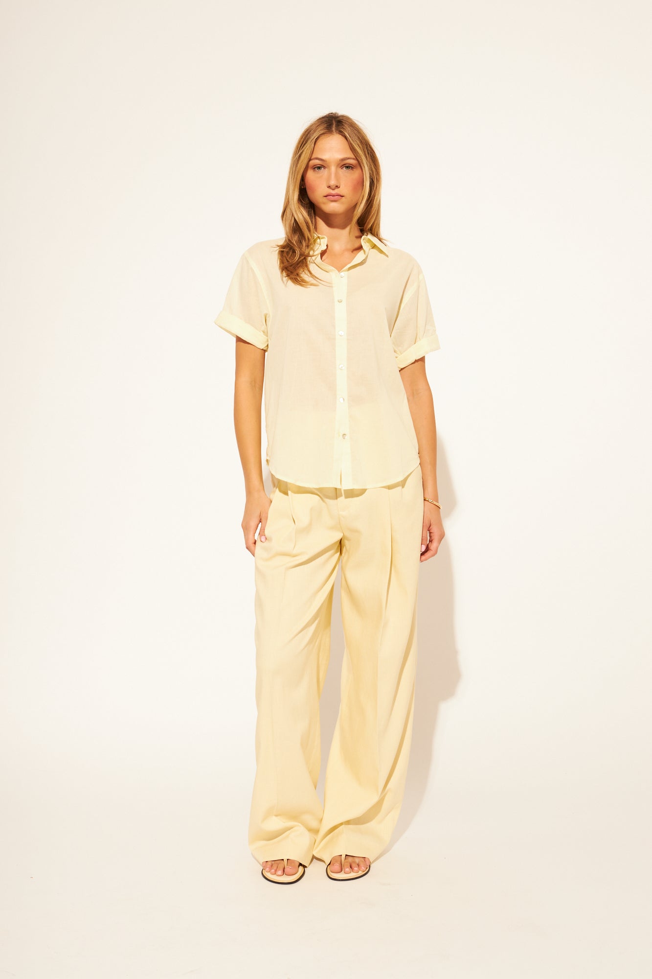 SHAY ROLL SLEEVE SHIRT