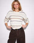 *COMING SOON* SHERRY STRIPED DROP SHOULDER SWEATER