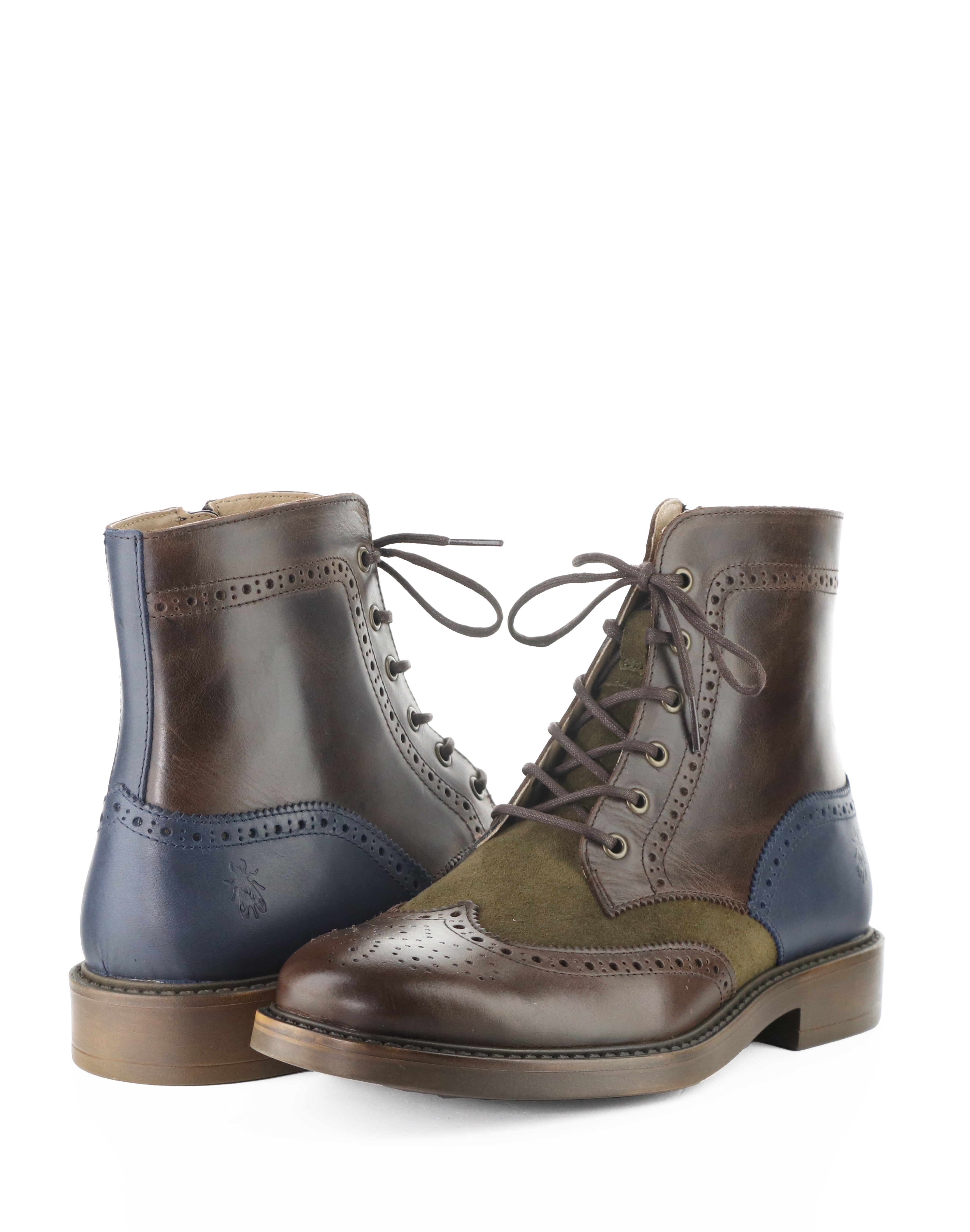 SILE SUEDE BROGUE LACE UP BOOT