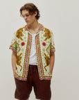 BEACH SHIRT IN TIGER CREAM
