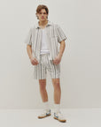 TEXTURED STRIPE SHIRT