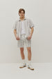 TEXTURED STRIPE SHIRT