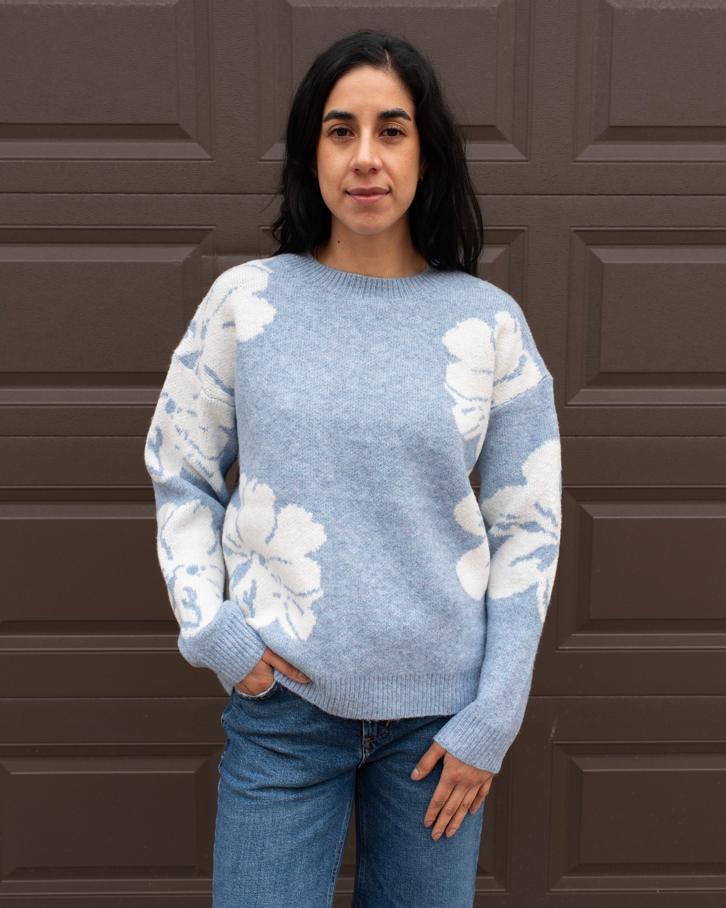 BIG BLOOMS SWEATER