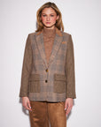 STELLA GINGHAM & HOUNDSTOOTH BLAZER
