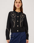 SYBIL WESTERN FLORAL CARDIGAN