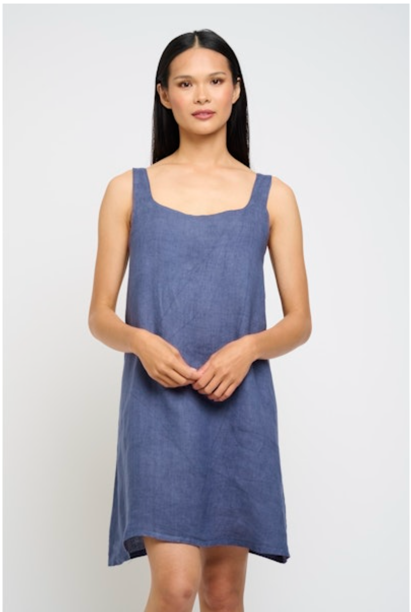 LINEN TUNIC DRESS