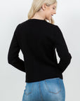 GOLD BUTTON CARDIGAN