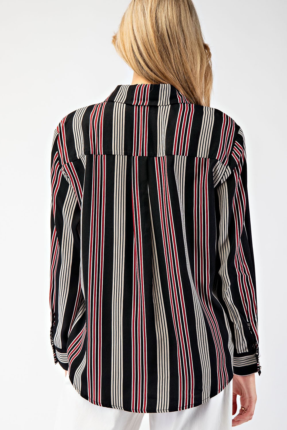 STRIPE BUTTON DOWN SHIRT