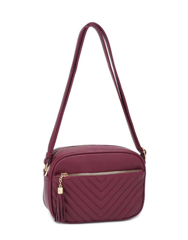 Benson Convertible Hobo Crossbody in Red