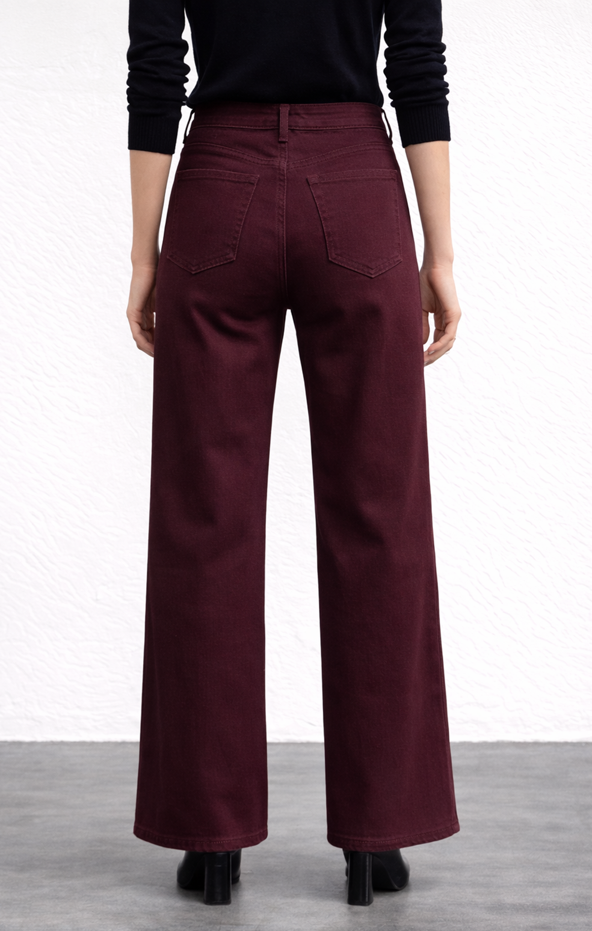 KATIE HIGH-RISE FULL IN BORDEAUX