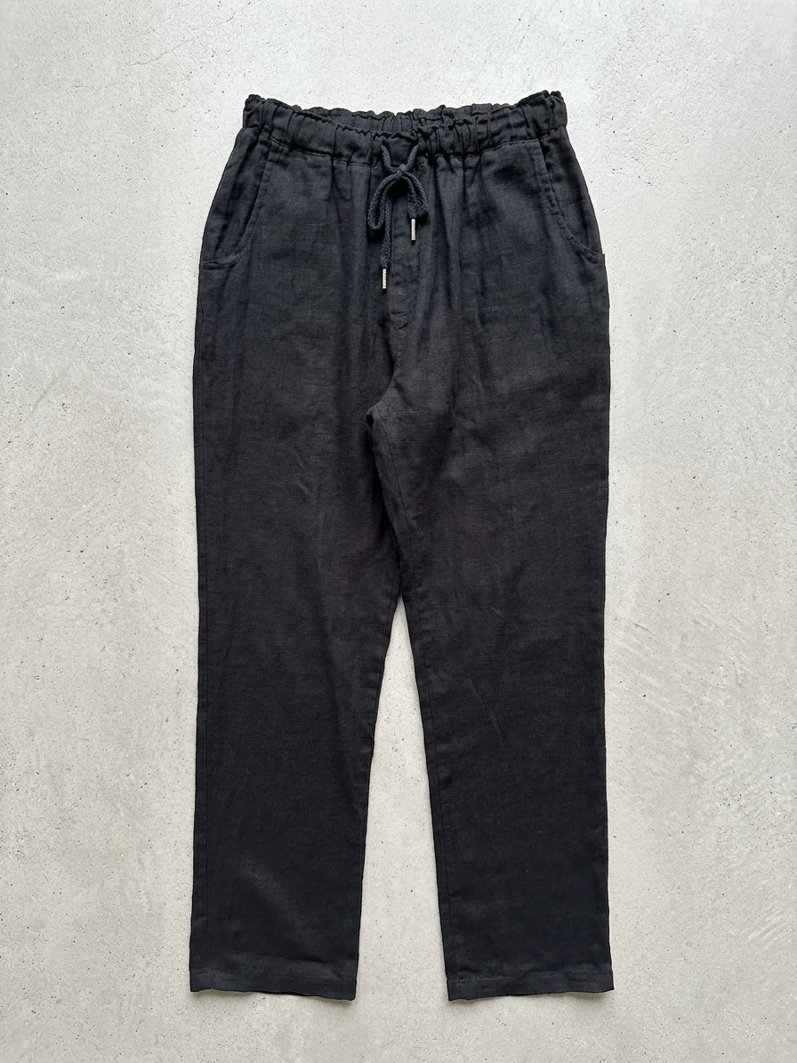 LINEN DRAWSTRING PANTS