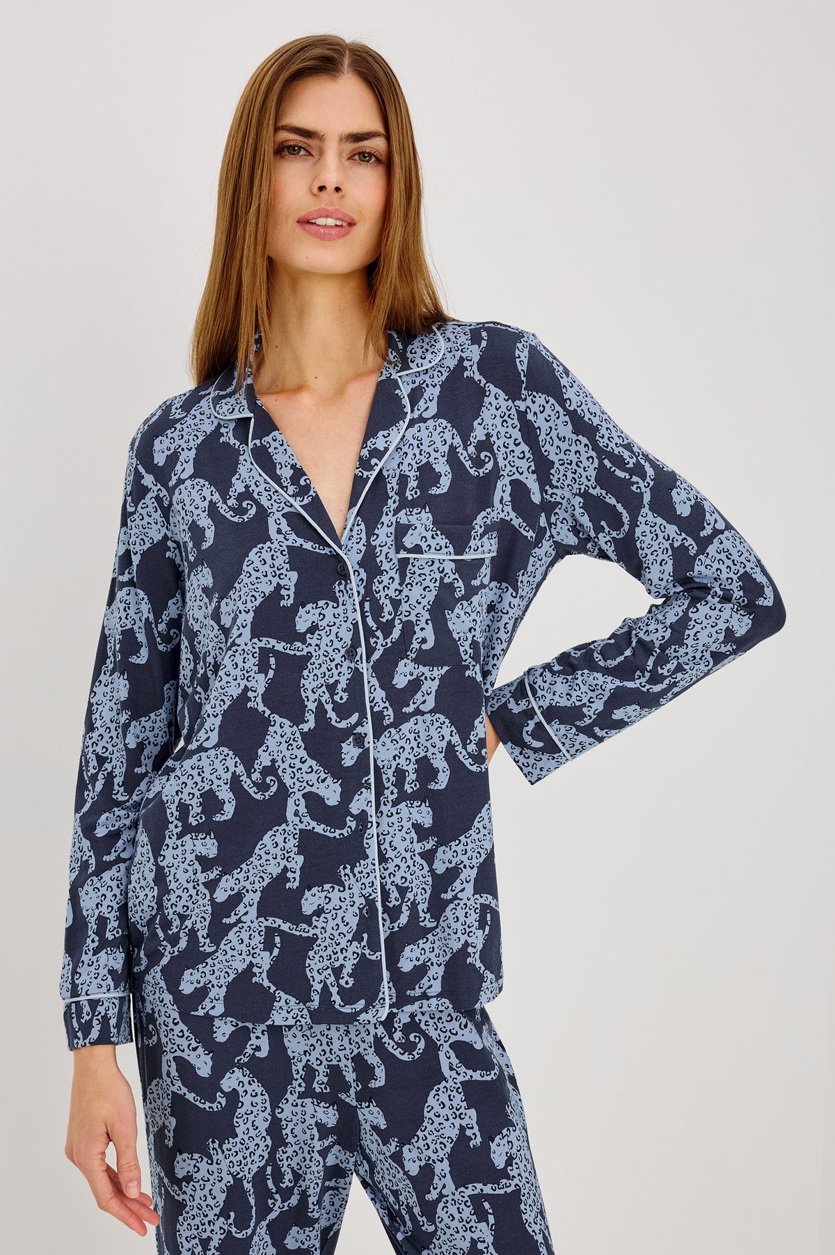 VARRA MIDNIGHT JAGUAR PYJAMA SET