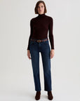 BRINLEY MID-RISE STRAIGHT IN MIDNIGHT SUN