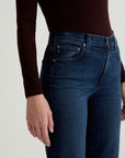 BRINLEY MID-RISE STRAIGHT IN MIDNIGHT SUN