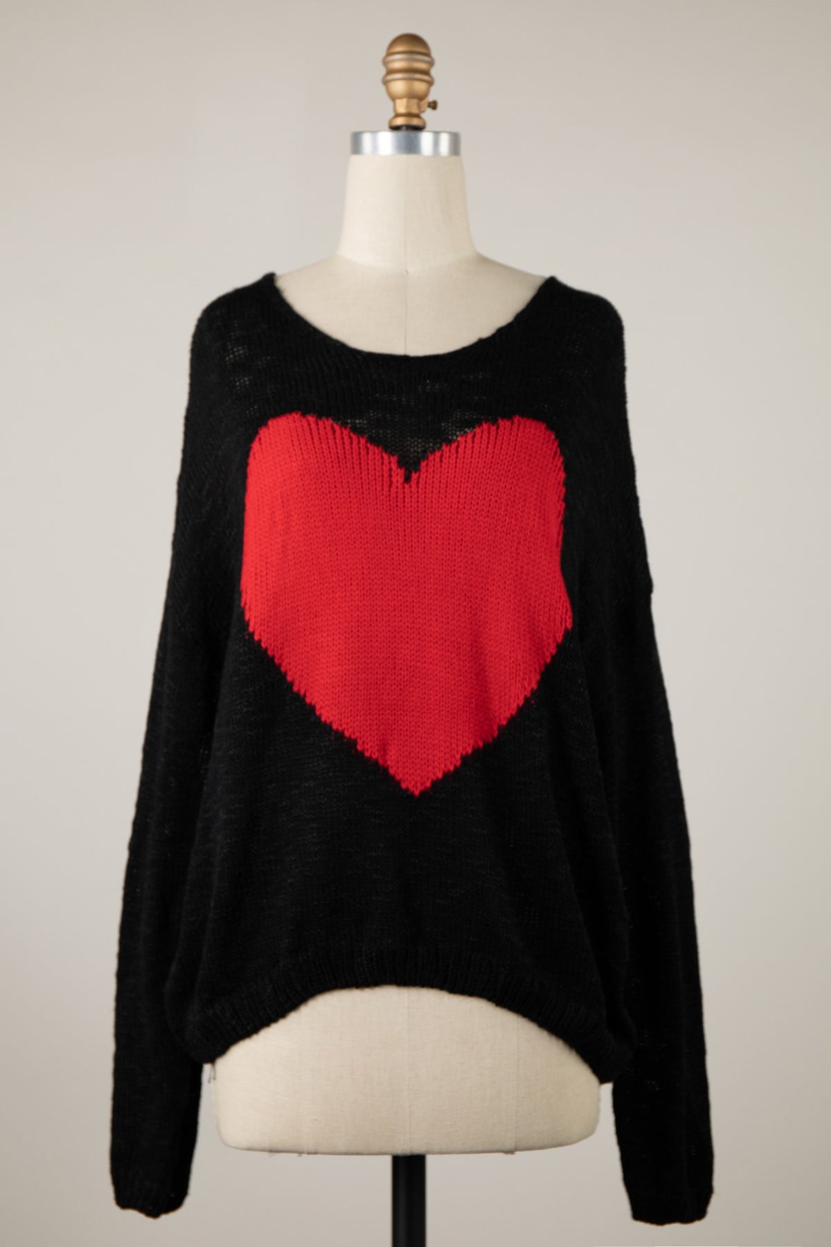 BIG HEART SWEATER