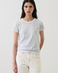 SHORT SLEEVE PIMA CLASSIC REVERSE SPRAY CREW TEE