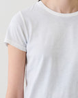 SHORT SLEEVE PIMA CLASSIC REVERSE SPRAY CREW TEE