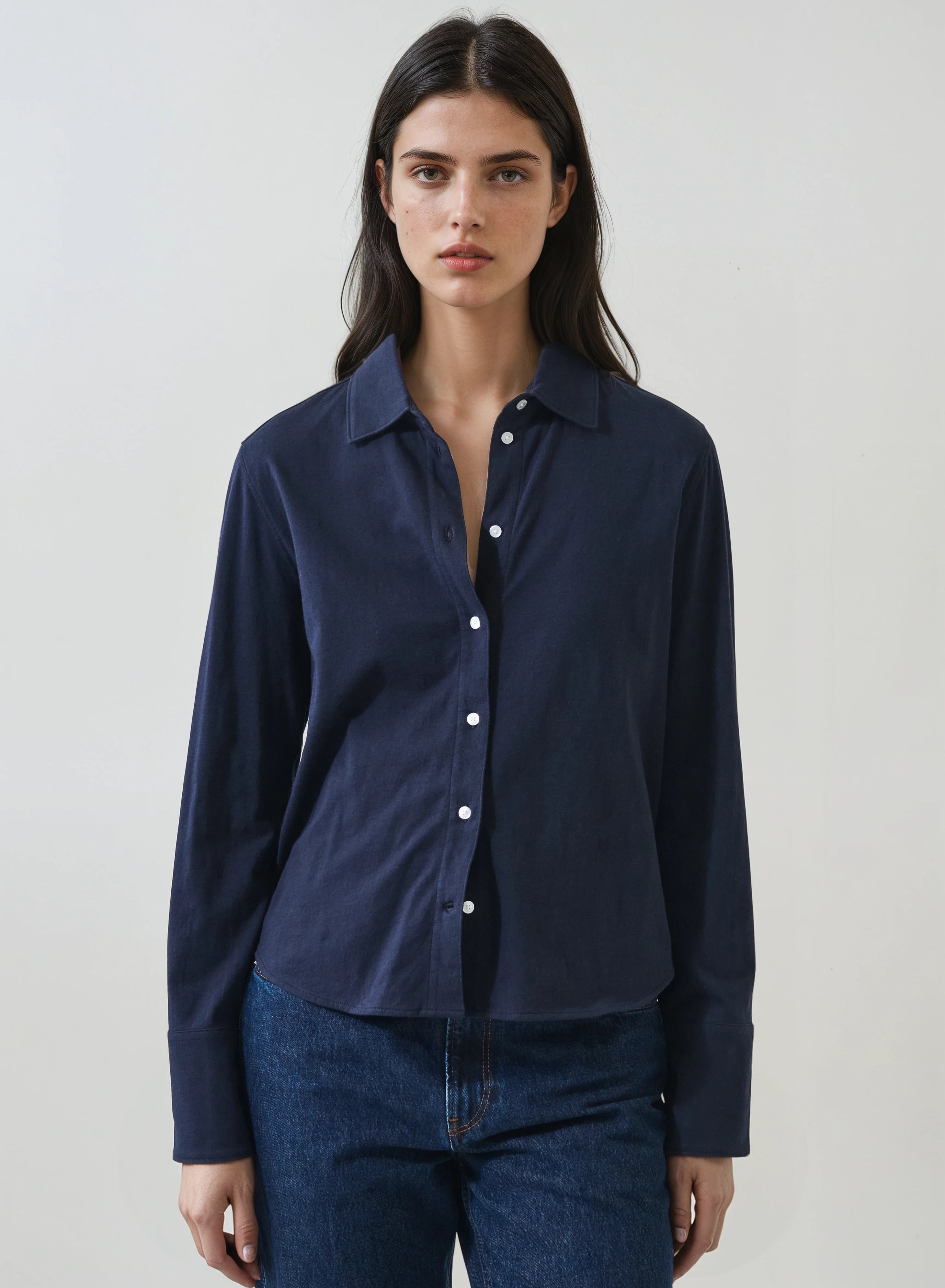 *COMING SOON* LONG SLEEVE ORGANIC COTTON RELAXED SHIRT
