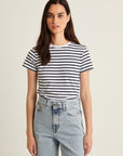 SHORT SLEEVE ICONIC CLASSIC STRIPE CREW TEE