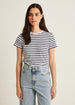 SHORT SLEEVE ICONIC CLASSIC STRIPE CREW TEE