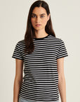 SHORT SLEEVE ICONIC CLASSIC STRIPE CREW TEE