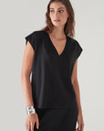 SHORT SLEEVE ICONIC V-NECK DOLMAN TEE