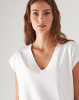 SHORT SLEEVE ICONIC V-NECK DOLMAN TEE